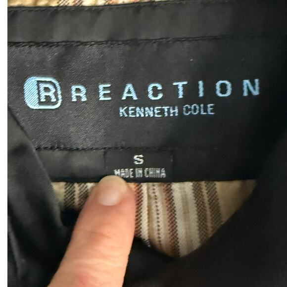 Kenneth Cole Reaction Women's Small Black Lightweight Overcoat Jacket - Picture 4 of 8